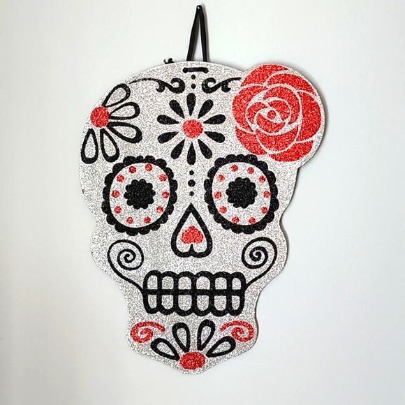 Day of the dead glitter sign. New no tag - Picture 3 of 4